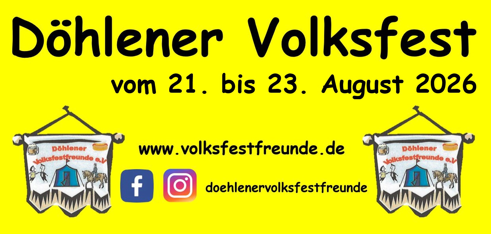D&ouml;hlener Volksfest 21.-23.08.2026